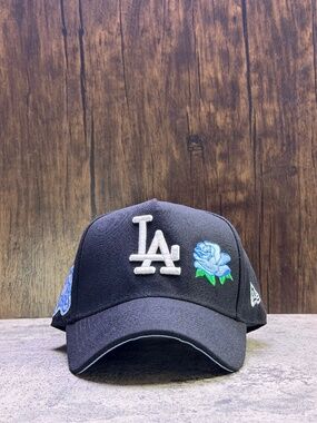 Los Angeles Dodgers Blue Rose New Era 9Forty 75th World Series Side Patch Snap